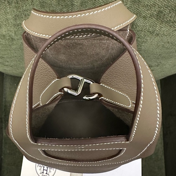 HERMÈS | Authentic NEW w BOX 2023 In-the-Loop 18 Swift Clemence Taurillon EToupe - Picture 7 of 16